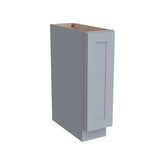 RTA Belmont Gray Spice Rack Base Cabinet for Kitchen Bathroom and Laundry Storage